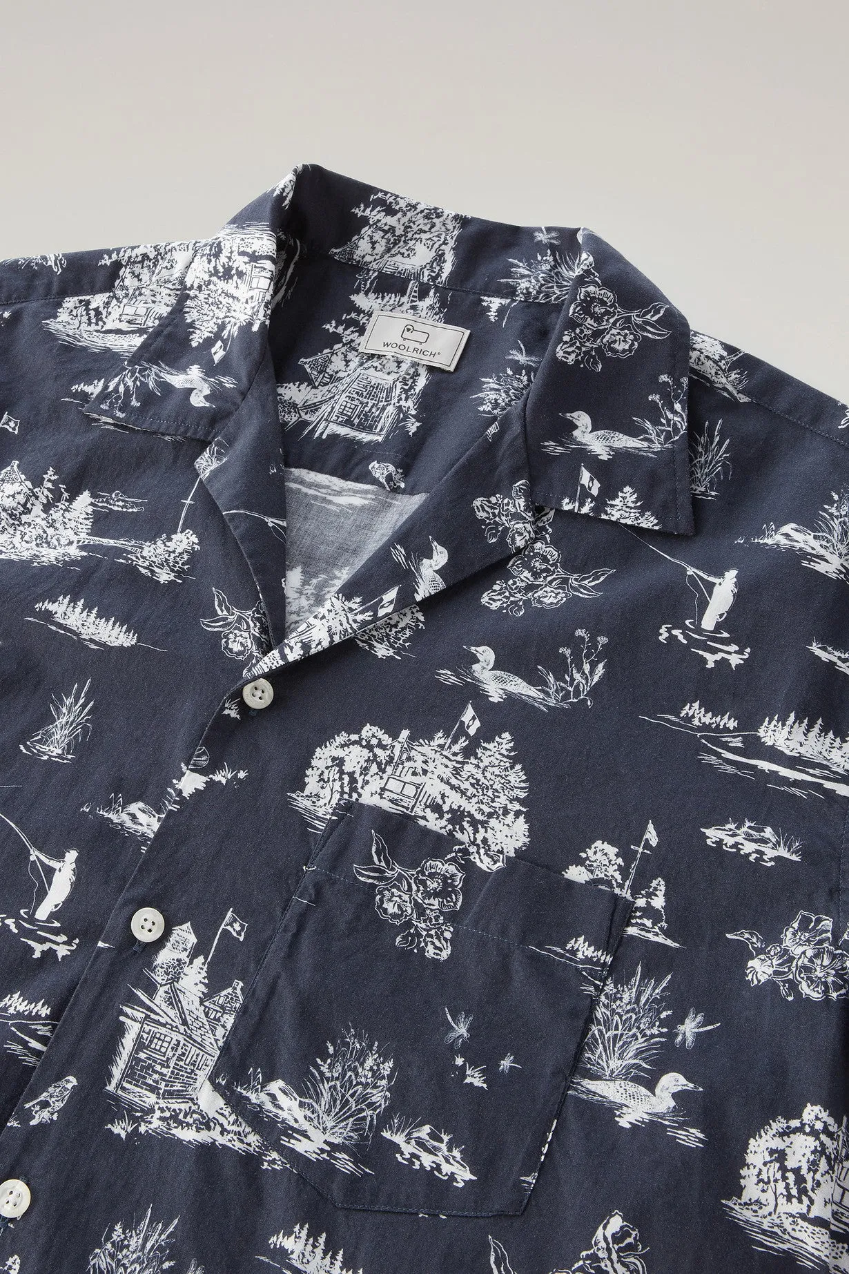 Short-sleeved Zavikon Shirt MELTON BLUE