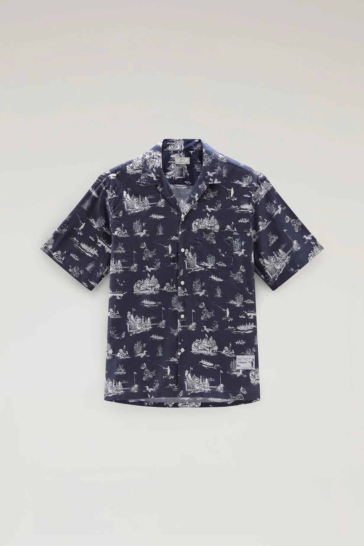 Short-sleeved Zavikon Shirt MELTON BLUE