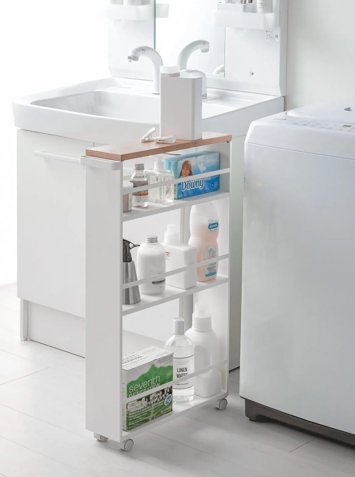 Slim Storage Cart (32 H)  - Steel