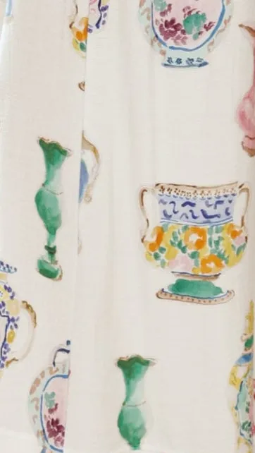 Sophia Top - Vase Print