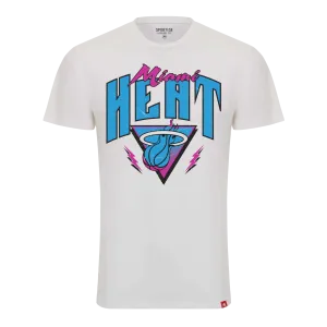 Sportiqe Miami HEAT Original Vice White Tee