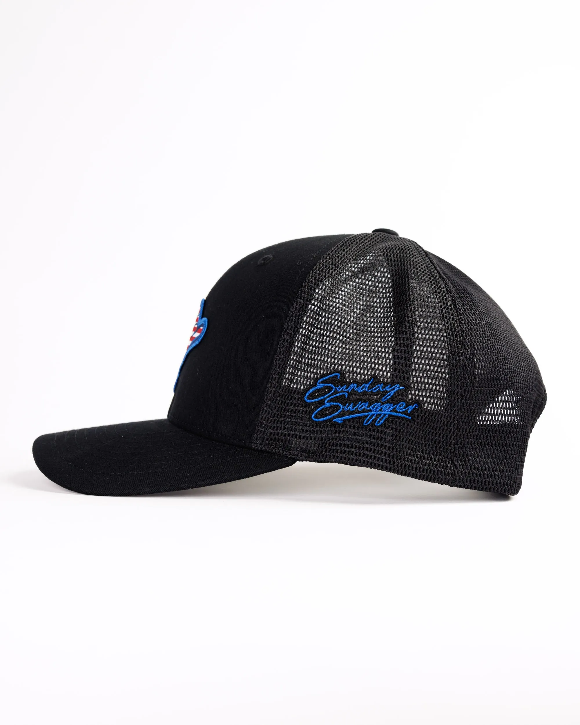 Stars and Stripes Flexfit Snapback - Black