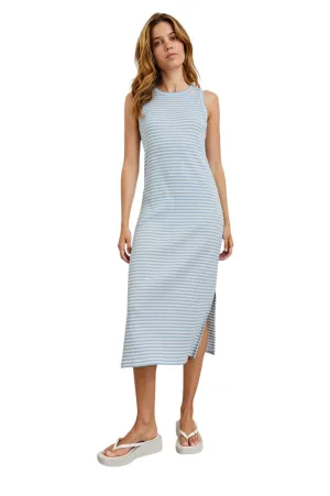 Tank Dress - Chambray Blue Stripe
