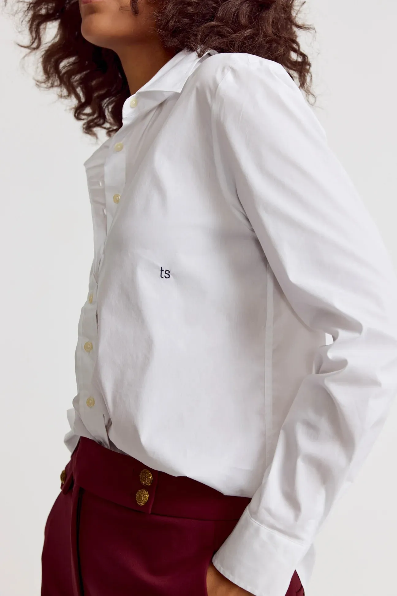 The Boyfriend Shirt White