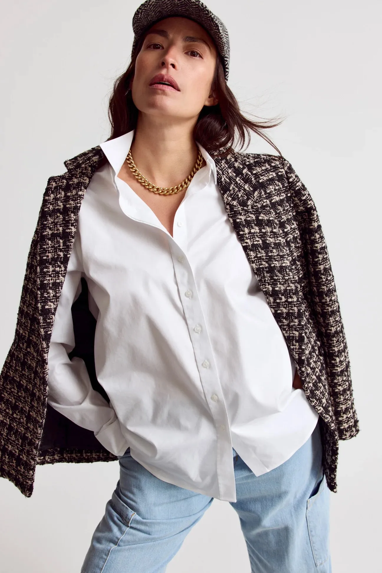 The Boyfriend Shirt White