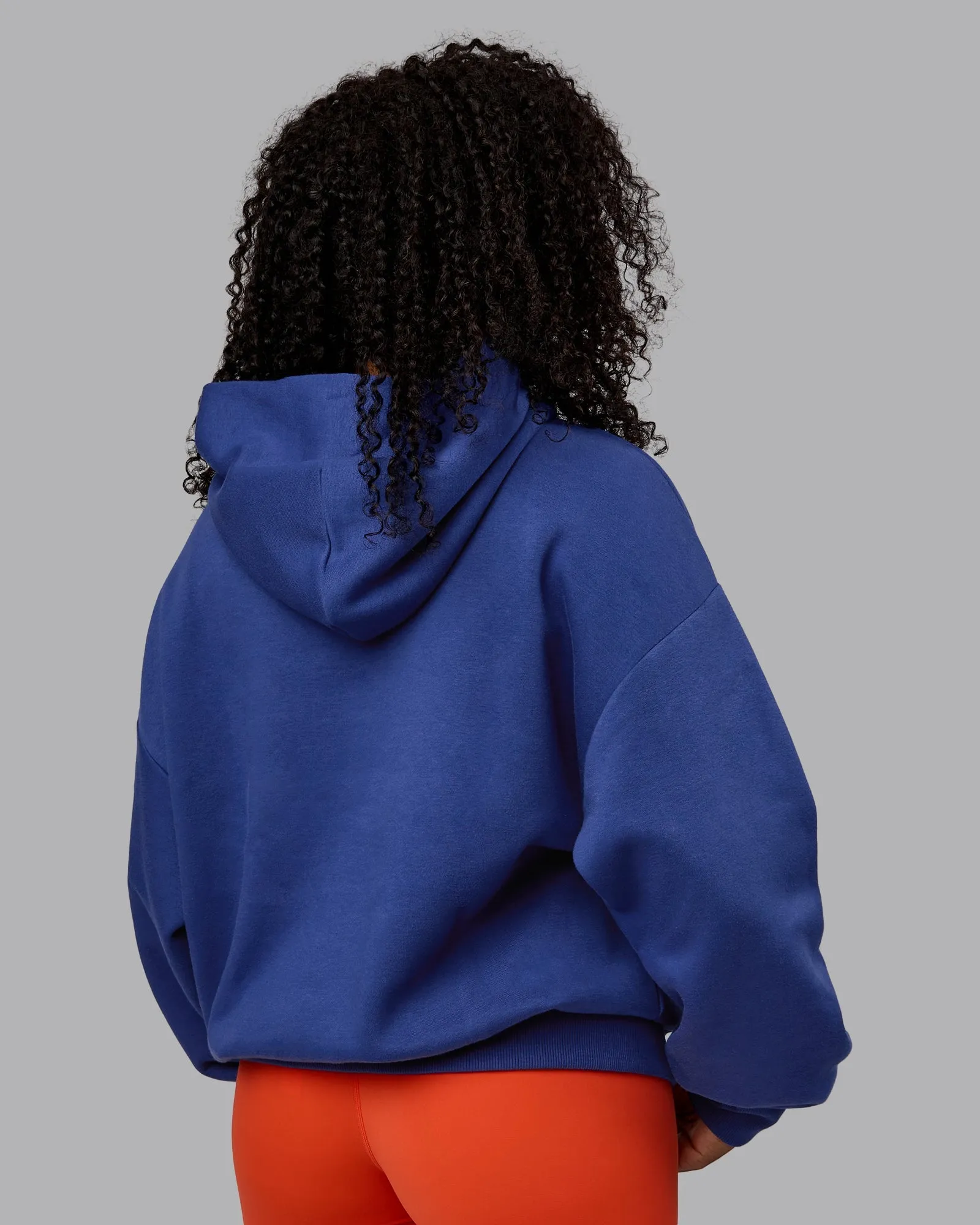 Unisex Motion Hoodie Oversize - Galactic Cobalt-Orange