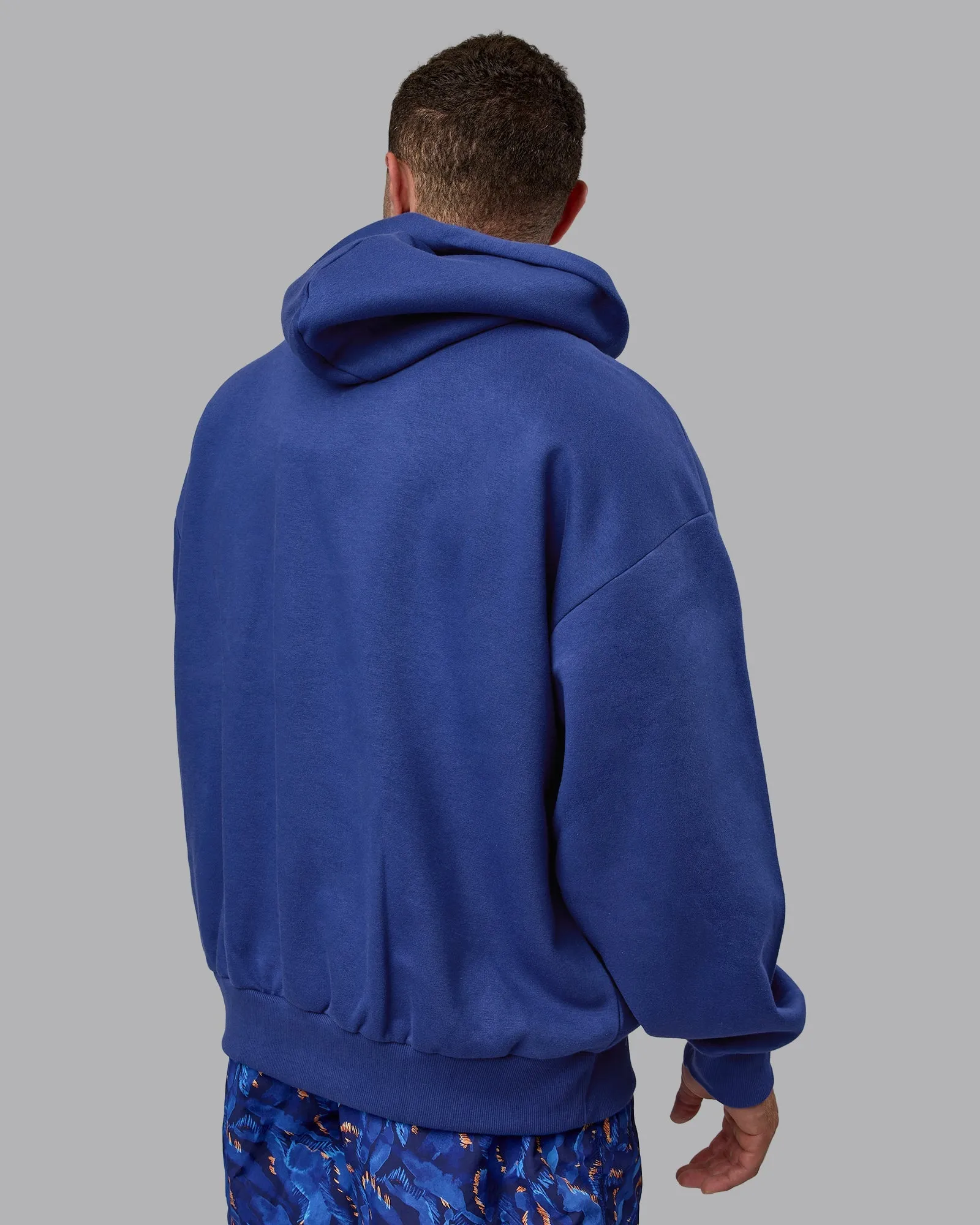 Unisex Motion Hoodie Oversize - Galactic Cobalt-Orange