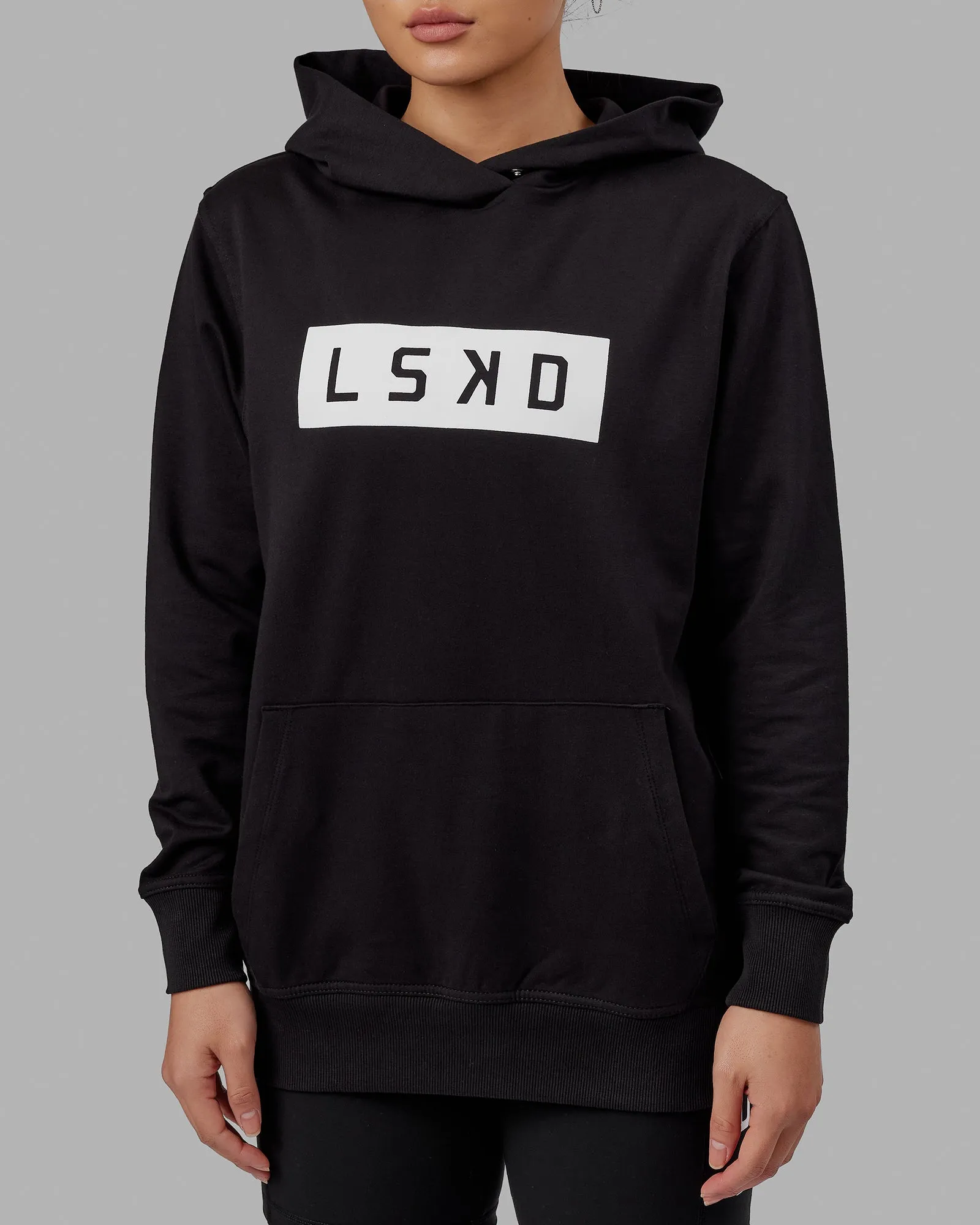 Unisex Strength FLXFLeece Hoodie - Black-White