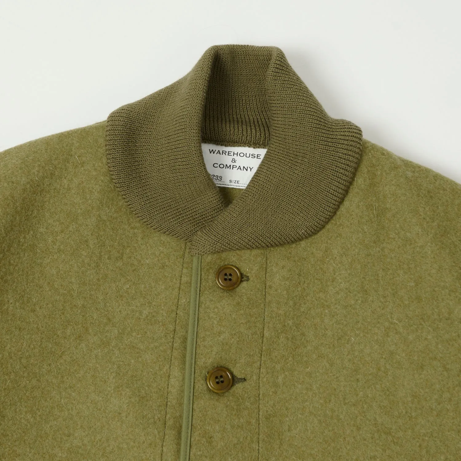 Warehouse & Co 2233 A1 Style Wool Jacket - OD Green
