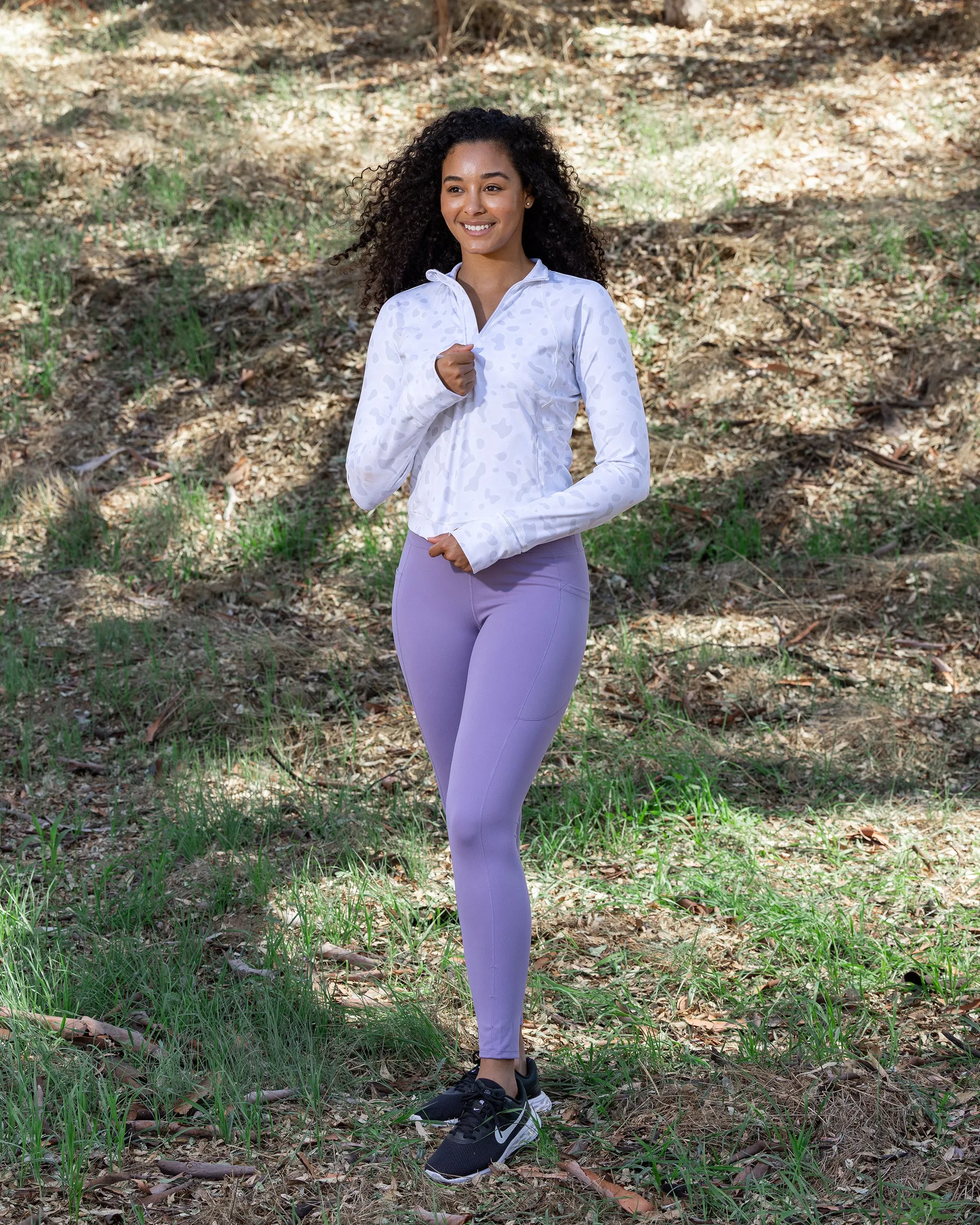 Women's Crop Q-Zip - Alpine