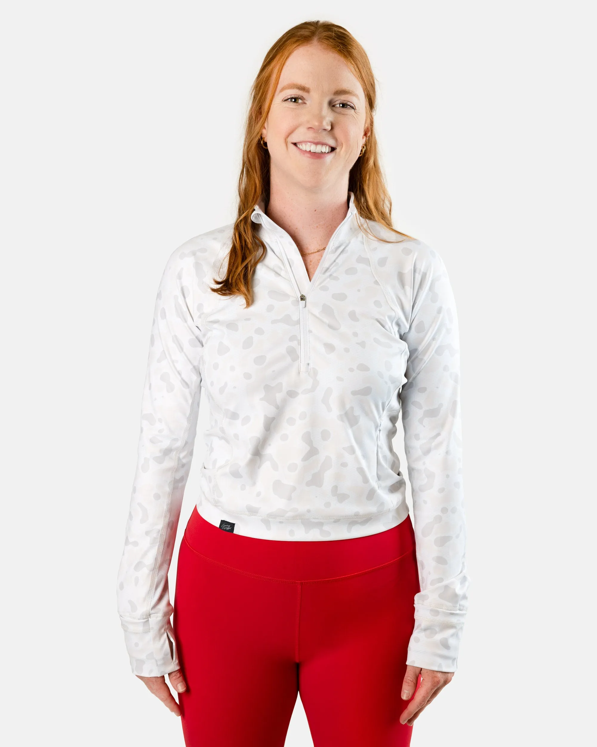 Women's Crop Q-Zip - Alpine