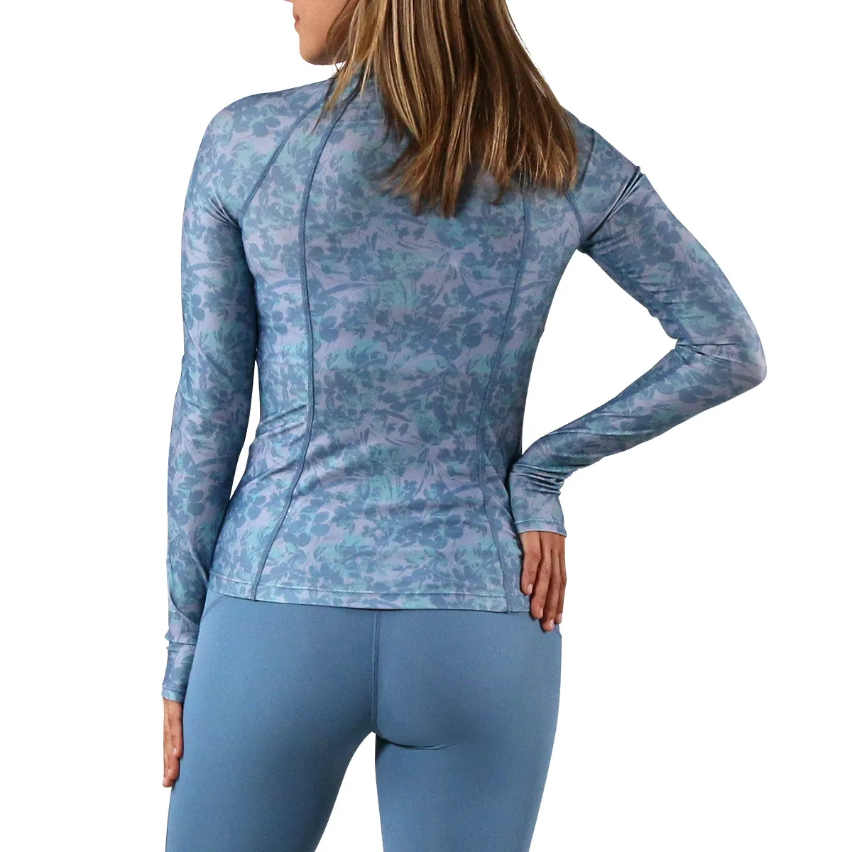 Women's Long Sleeve Full Zip Rash Guard