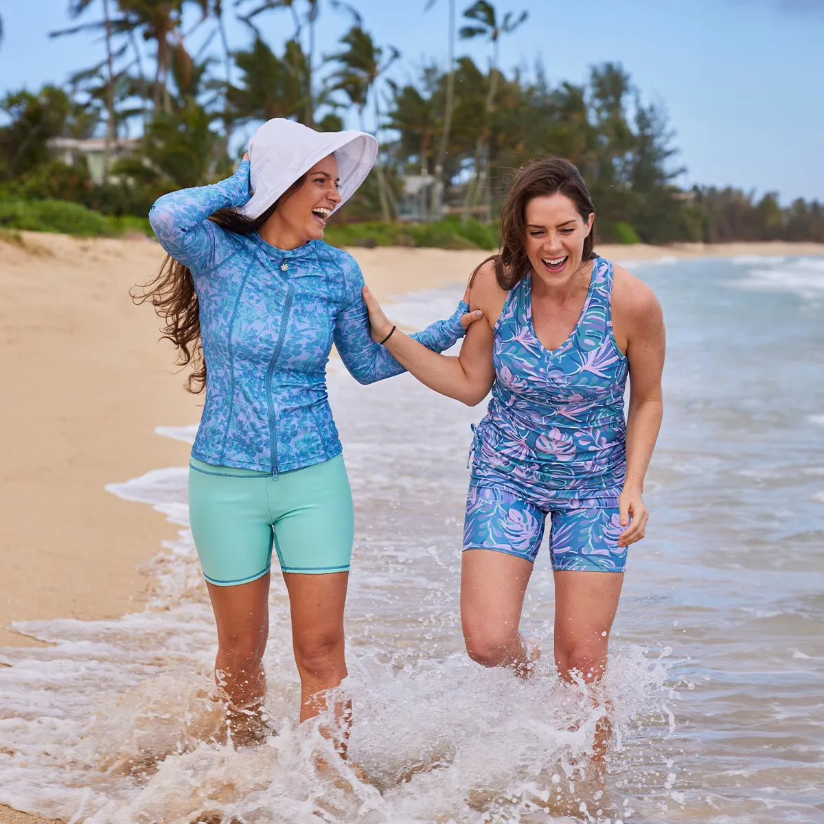Women's Long Sleeve Full Zip Rash Guard