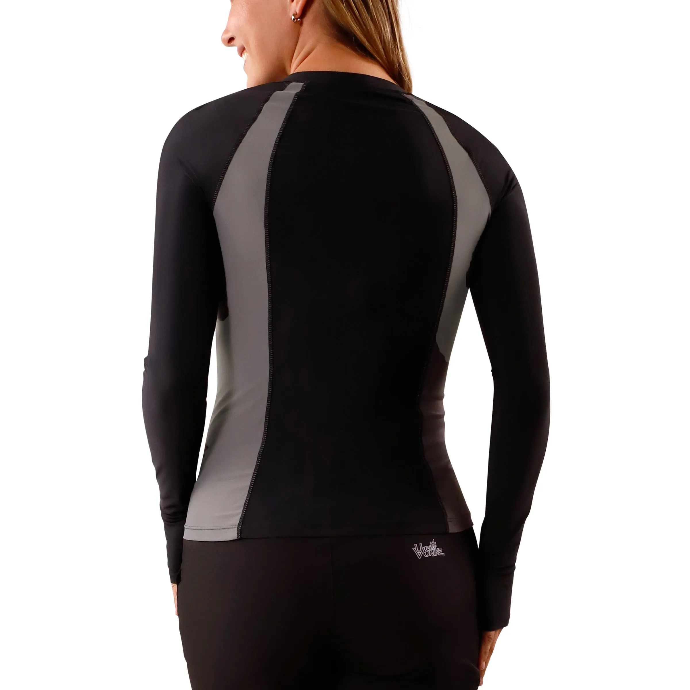 Women's Long Sleeve Full Zip Rash Guard