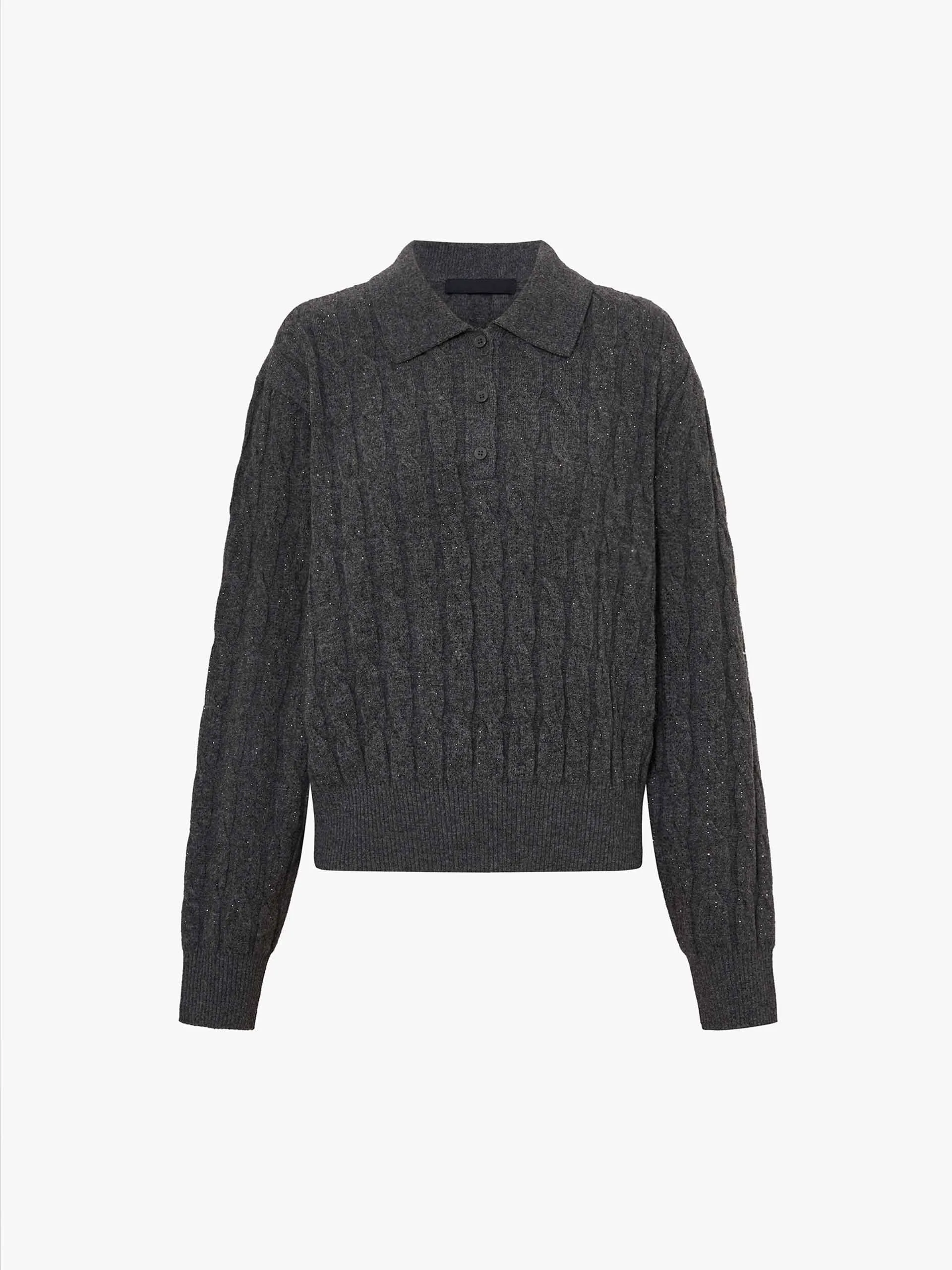 Wool Cable Knit Sweater
