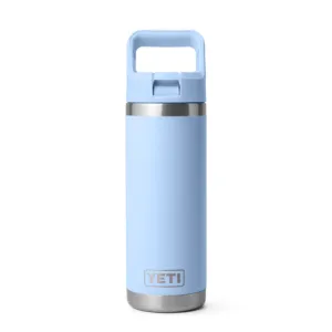 YETI Rambler Straw Bottle 18 oz Big Sky Blue
