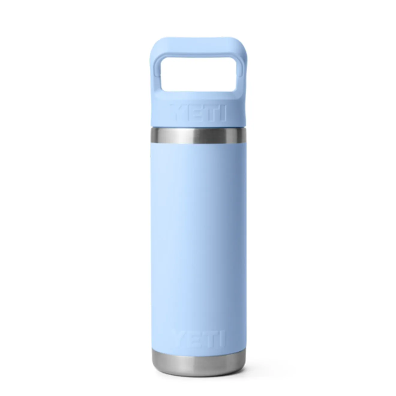 YETI Rambler Straw Bottle 18 oz Big Sky Blue